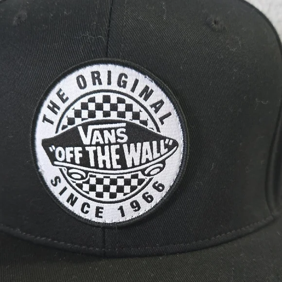 Vans Black Snapback Hat - Picture 2 of 7